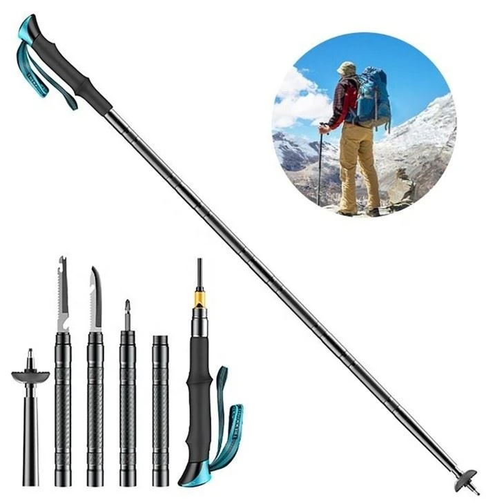 multifunctional tactical trekking pole